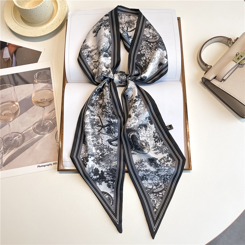 Luxury Bags For Summer - وشاح رقبة طويل فاخر، أربطة شعر