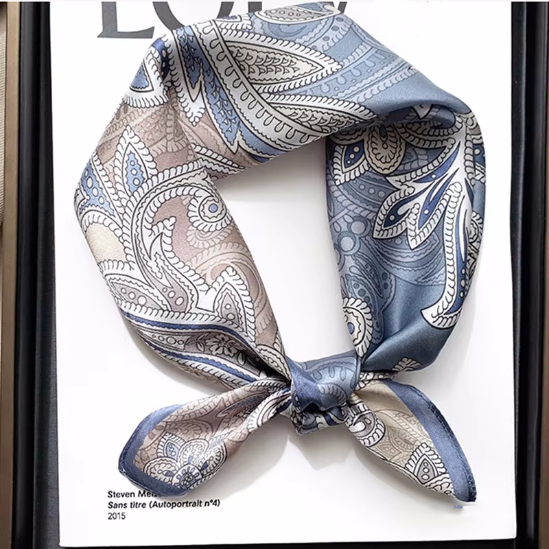 Luxury Bags For Summer - النساء 70*70 سنتيمتر مربع وشاح حريري/الأوشحة