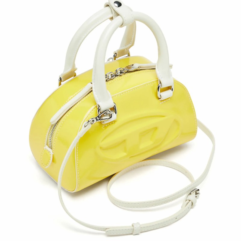 حقيبة بوسطن صغيرة نسائية عصرية - مراجعة Top Handle Patent Bag وسعره