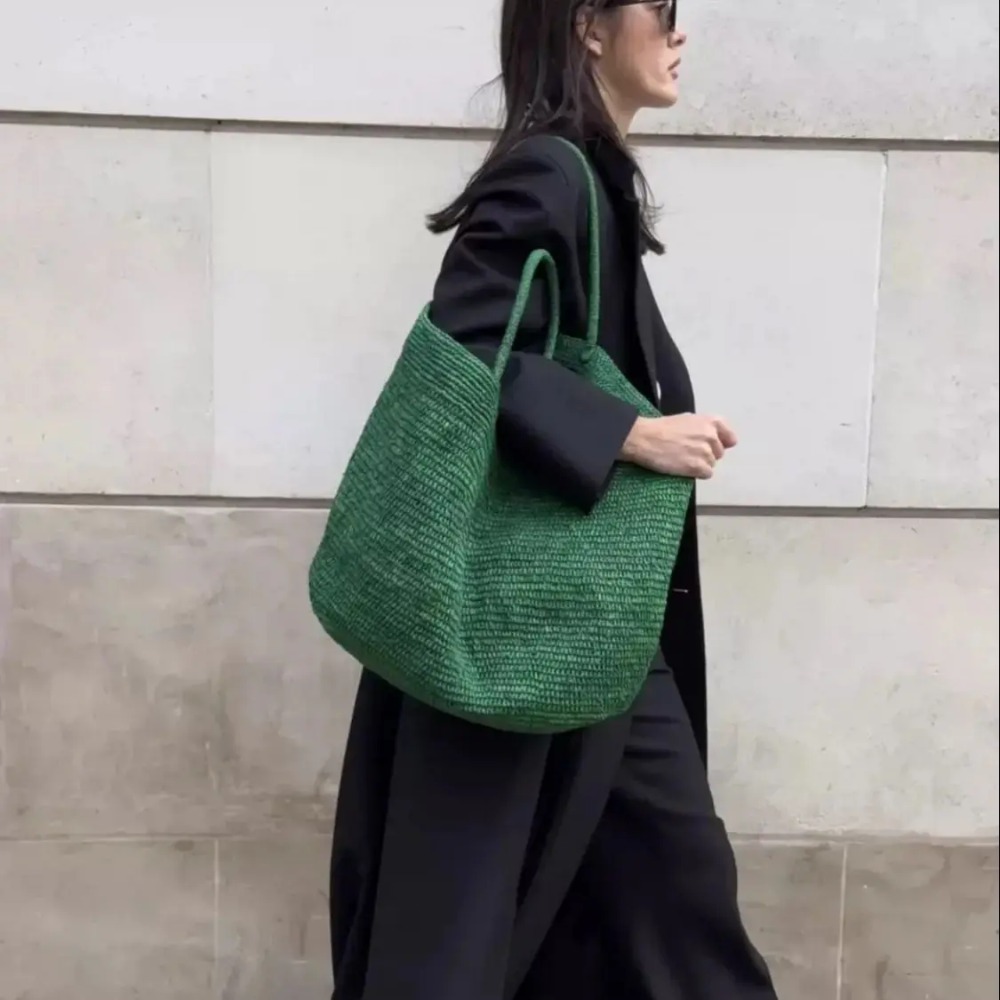 حقيبة يد نسائية كبيرة منسوجة ي - مراجعة Luxury Bags For Summer وسعره