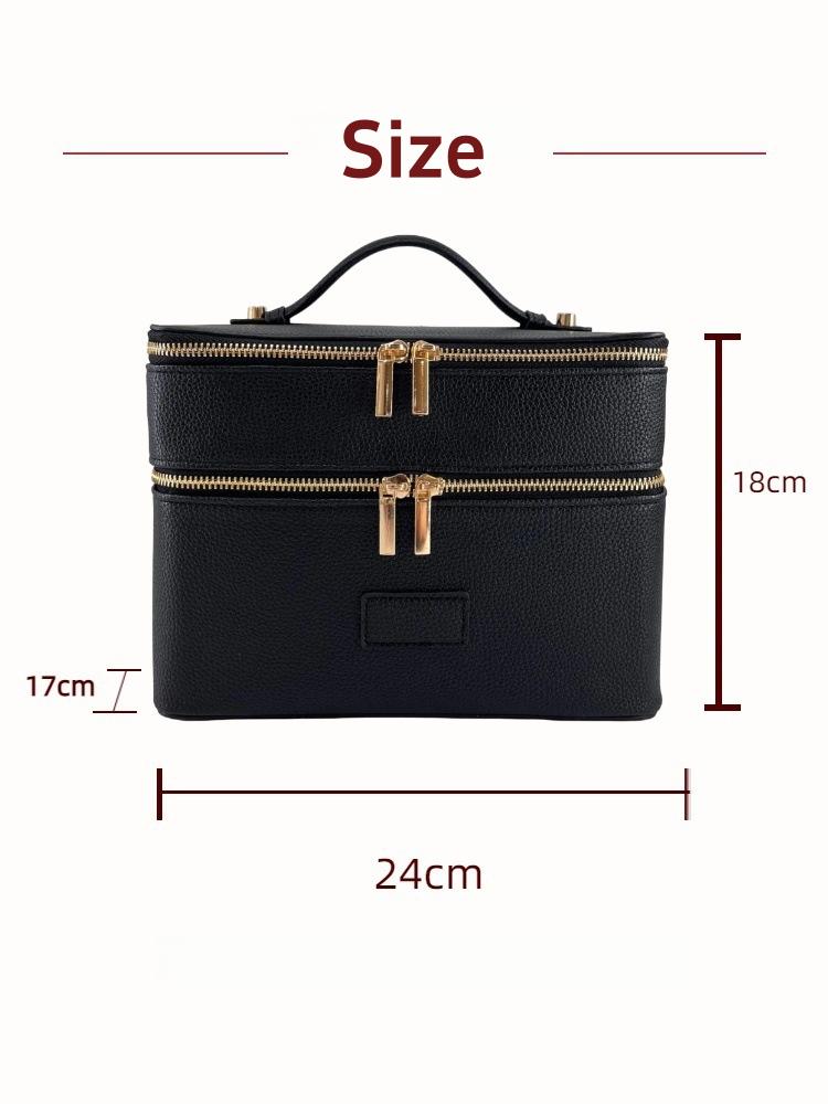 حقيبة مستحضرات تجميل فاخرة كبي - مراجعة Luxury Bags Leather وسعره