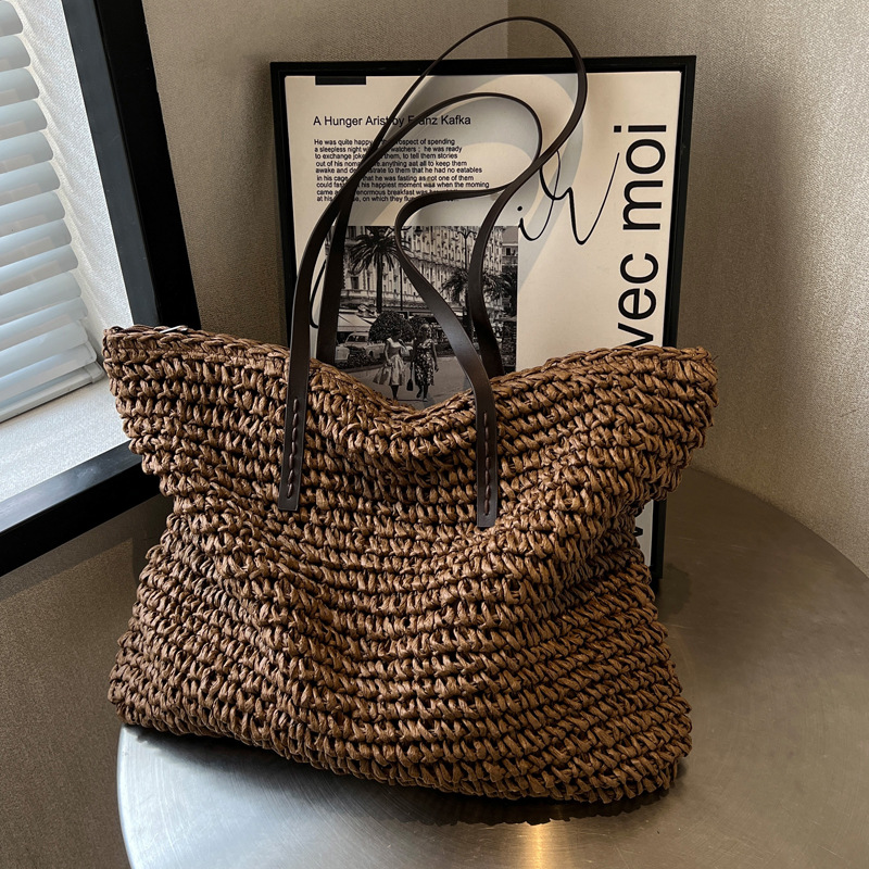 القش المنسوجة حمل الحقائب عارض - مراجعة Luxury Bags For Summer وسعره
