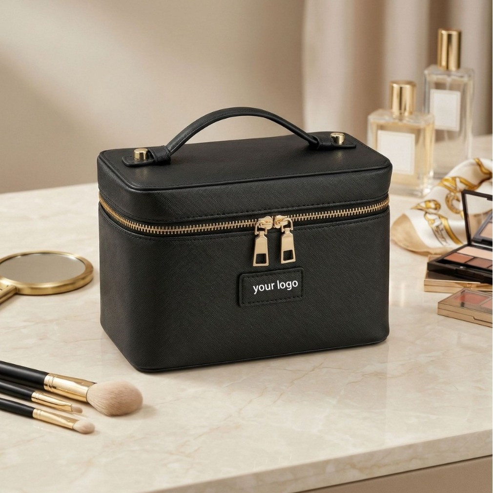 حقيبة مكياج فاخرة من الجلد بنق - مراجعة Luxury Bags Leather وسعره