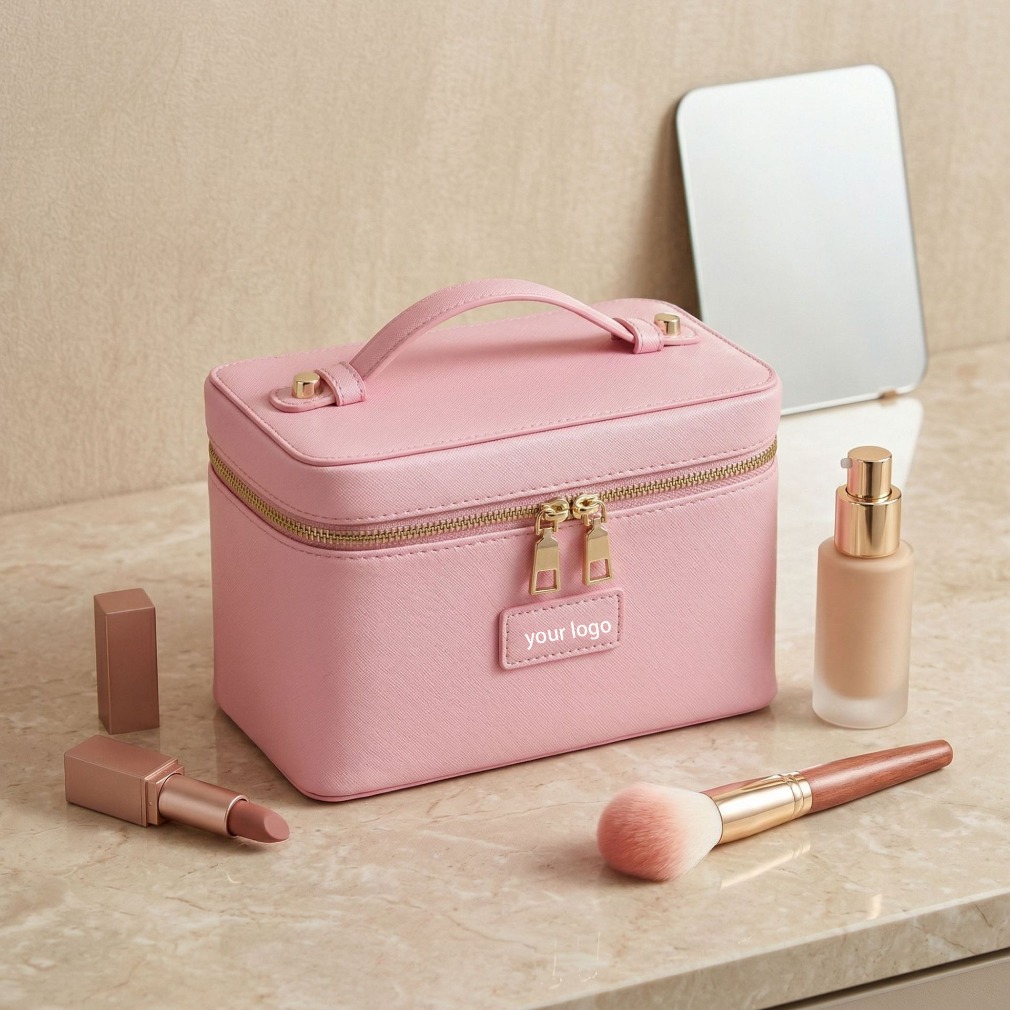 حقيبة مكياج فاخرة من الجلد بنق - مراجعة Luxury Bags Leather وسعره